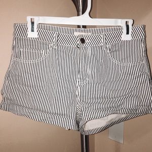 H&M Pin-stripped shorts worn once